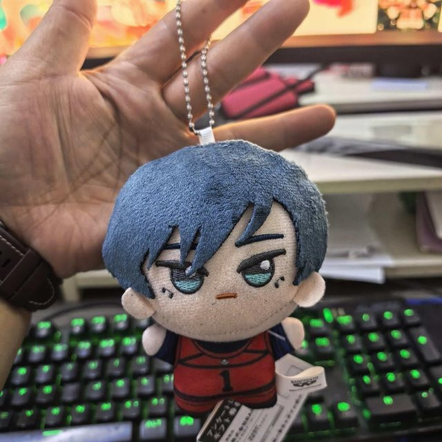 Yiran toy Blue Lock Anime Volleyball Junge, Plüsch Spielzeug, grau, ab 3 Jahre - Bild 1