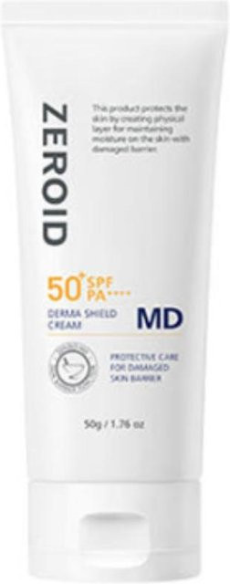 ZEROID Derma Shield Cream MD Sonnencreme SPF50+, 50g, Empfindliche Haut - Bild 1