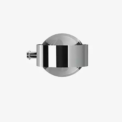 Top Light Puk Mini Mirror LED Spiegelleuchte in Chrom mit transparenter Linse