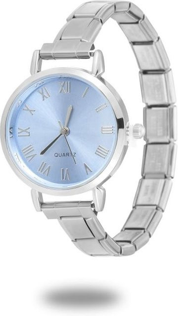 Uhrenarmband Edelstahl, 9 mm, Silber, Unisex - Bild 1