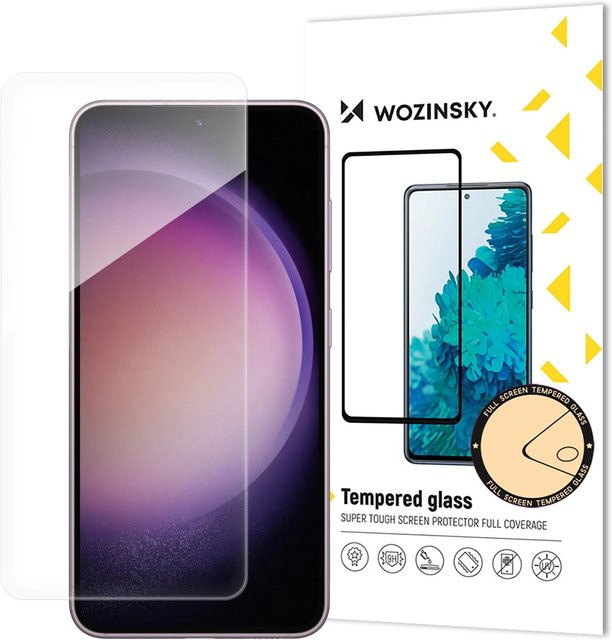 WZK Displayschutzfolie aus gehärtetem Glas für Samsung Galaxy S25 Ultra S938, transparent, Full Glue - Bild 1