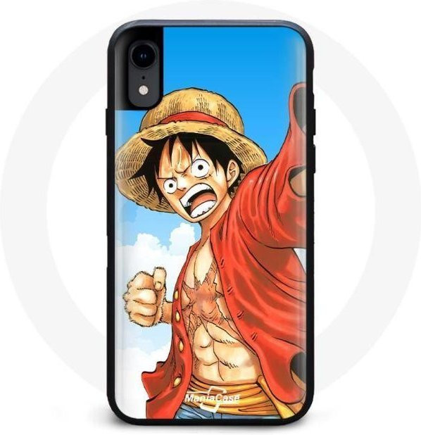 MANIACASE iPhone XR Hülle mit One Piece Manga Design in Multicolour - Bild 1