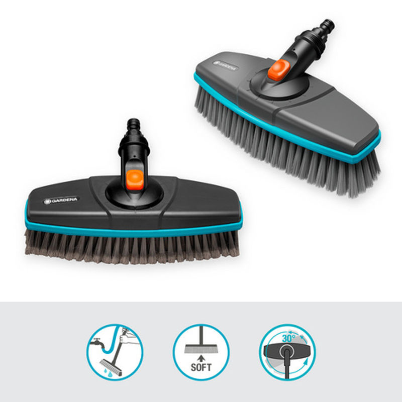 Gardena Cleansystem Stielbürste Soft Anthrazit - Bild 3