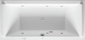 Duravit Whirlwanne Starck in Weiß mit Jet-Sys Massagefunktion und 2 Rückenspray-Düsen, rechteckig, B: 190 cm, T: 90 cm, H: 309 cm - Bild 1