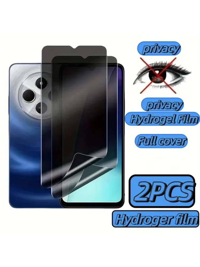 2 Stück Xiaomi Datenschutz Hydrogel Displayschutzfolie für Redmi Note 14 13 Pro Plus 14S 12 11 Pro 11S 15C 14C 13C 12 transparent - Bild 5