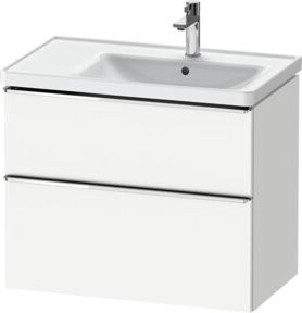 Duravit Waschtischunterschrank D-Neo in Weiß, Wandhängend, B: 78,4 cm, T: 45,2 cm, H: 62,5 cm - Bild 1