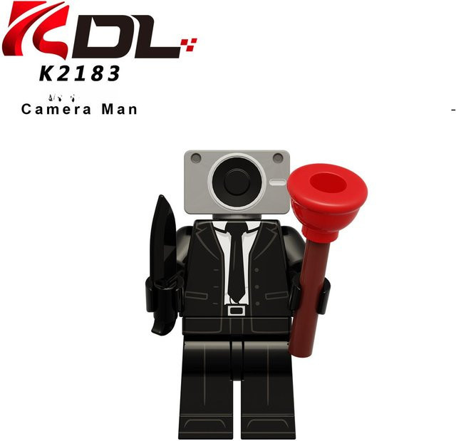 Happy Building Blocks Titan TV-Mann Blitztoilette Flugmonitor, Bausteine, ab 7 Jahren - Bild 1