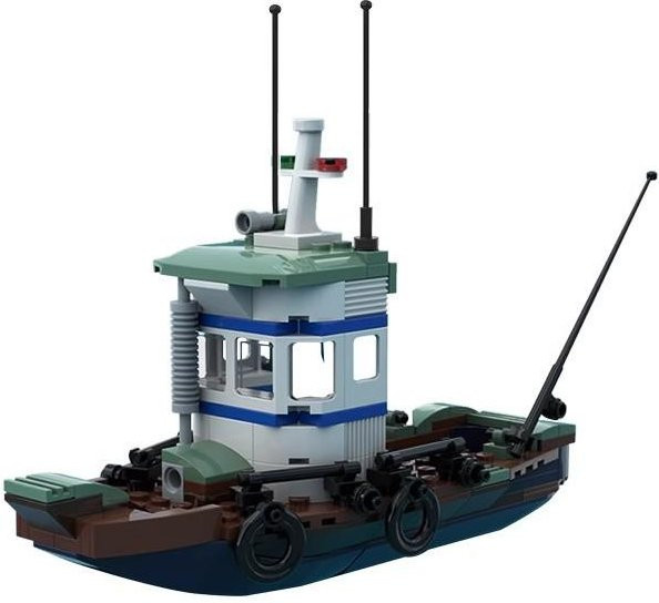 LEGO Stadt Altes Fischerboot, Bausteine Set, ab 3 Jahren - Bild 1
