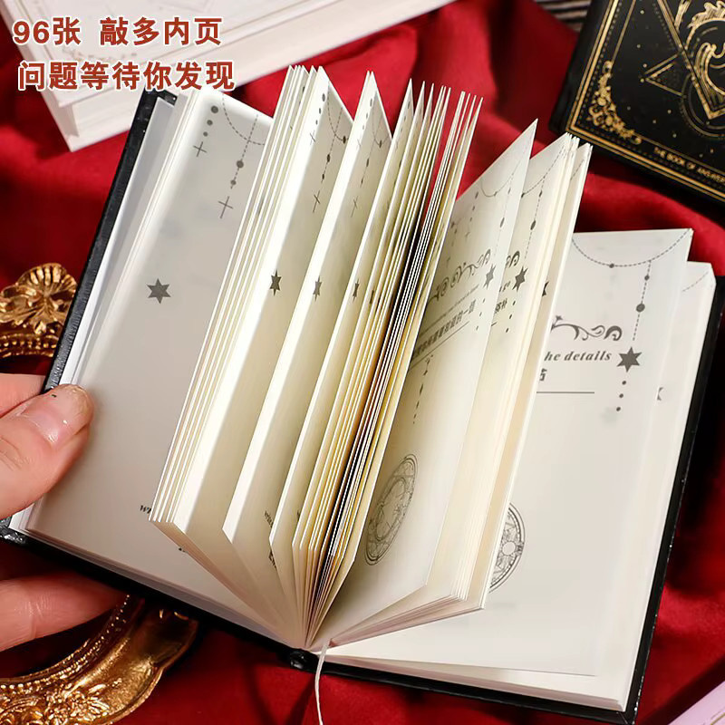 Answer Book Color Page Notebook Notizbuch mit Hardcover und blanko Seiten in Weiß - Bild 3