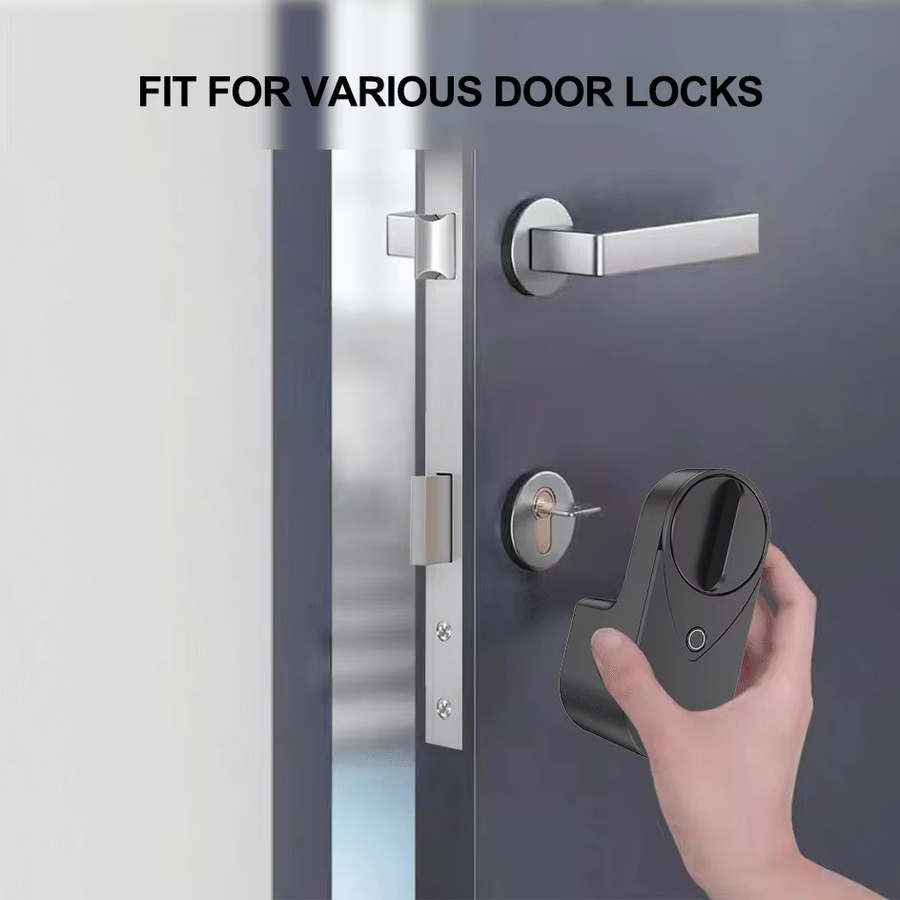 RAYKUBE EG one Tuya BLE Smart Lock Bundle mit Wireless Fingerprint und PIN Pad FP01 in Schwarz - Bild 2
