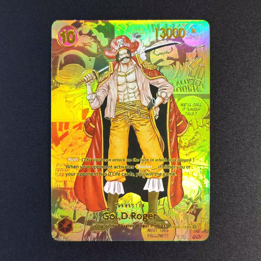 Bandai One Piece Roger Gold Manga Art Collection, Sammelkarten, Englisch - Bild 2