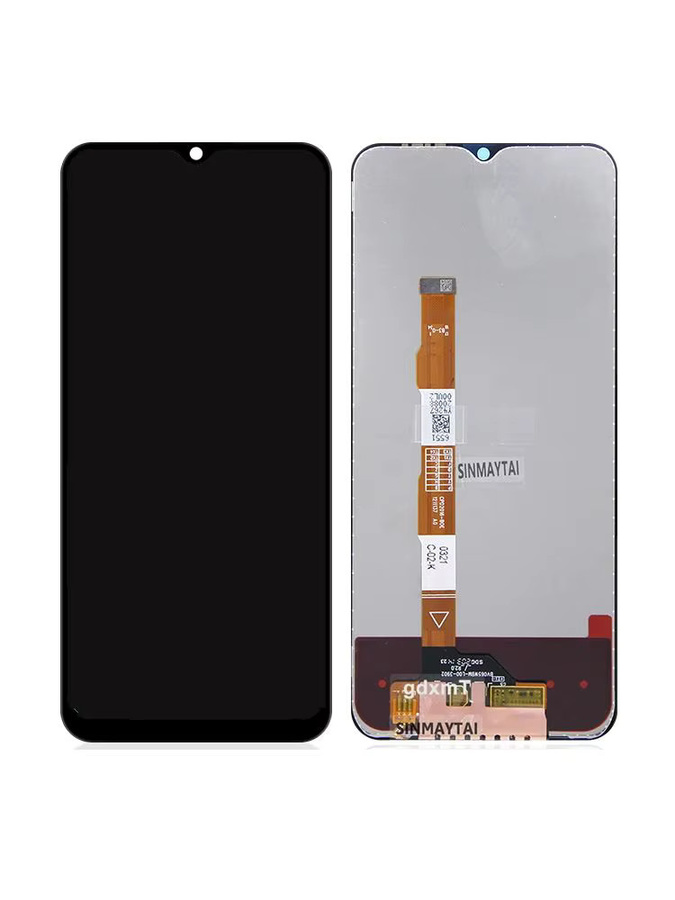 LCD Display mit Touch Digitizer und Rahmen für Vivo Y16 V2204 V2214 in Schwarz - Bild 5