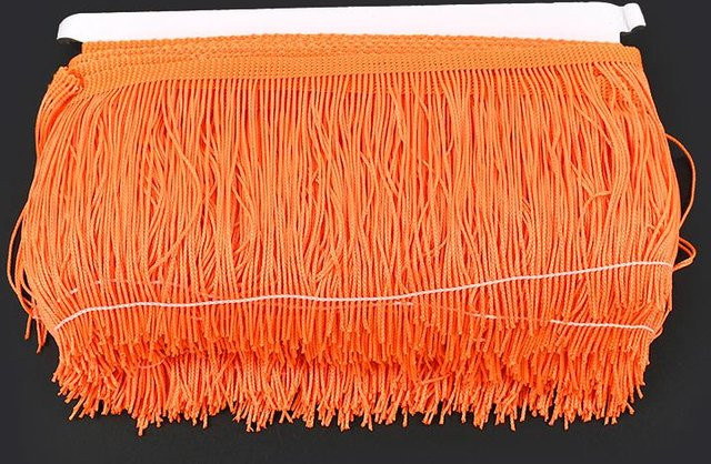 Meetee Fransenband mit Quasten für Vorhänge und Kleidung, 10 m Länge, Breite: 10 cm bis 30 cm - Bild 1