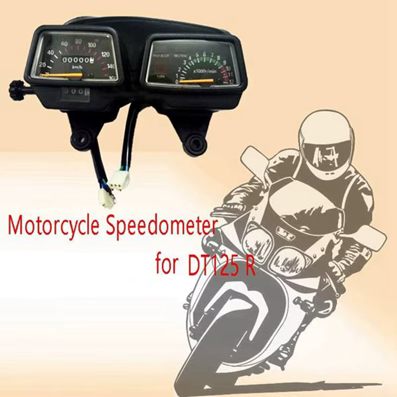 Yamaha Enduro Tachometer und Drehzahlmesser in Schwarz für DT125 und DT125R - Bild 4