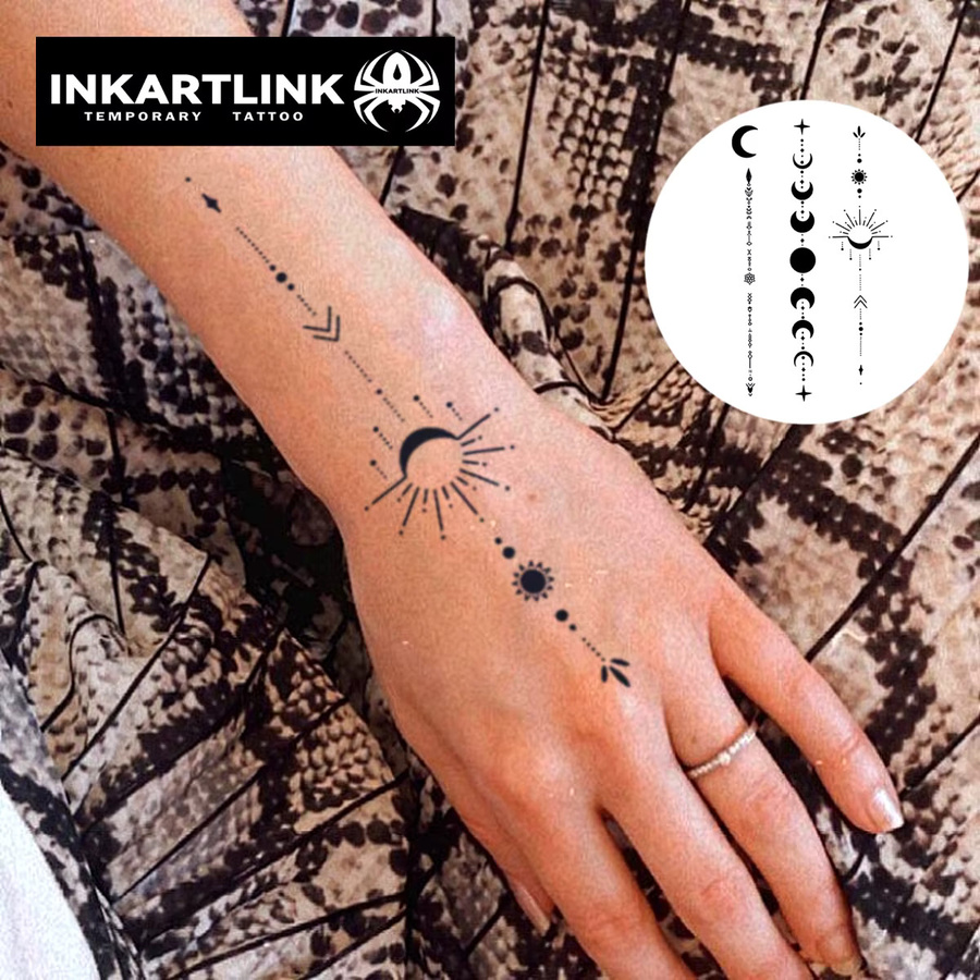 INKARTLINK Temporäres Tattoo, wasserfest, semi-permanent - Bild 2