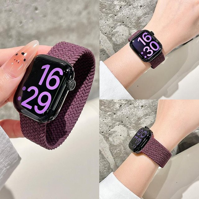Geflochtenes Armband für Apple Watch, Textil/NATO, Unisex - Bild 1