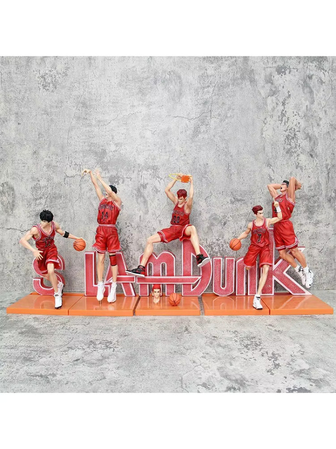 Bandai Slam Dunk Figuren, Einzelfigur, 5-teiliges Set - Bild 3