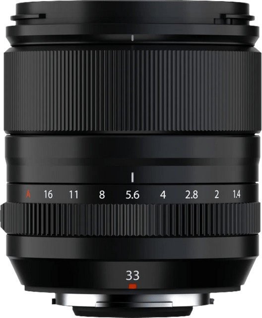 Fujifilm XF 33mm f/1.4 R LM WR APS-C Objektiv in Schwarz - Bild 1