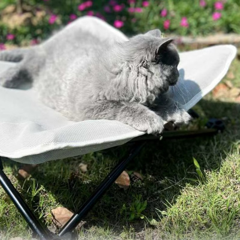 Booteely Katzenbett und Hundebett in Weiß, faltbares Haustiernest für kleine und mittelgroße Tiere - Bild 2