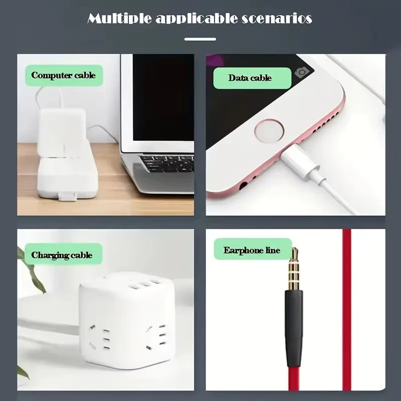 12-teiliges Schutzhüllen-Set für Spiralladegeräte und Datenkabel - Bild 2