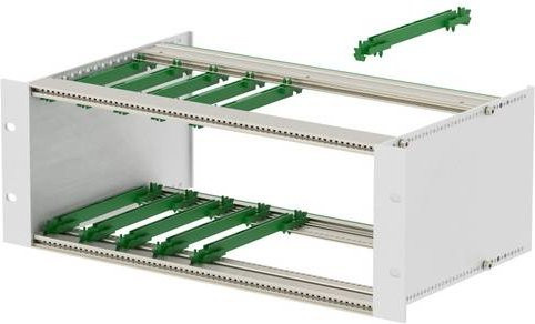 Bopla BGT 22360.Pi 19 Zoll Baugruppenträger aus Aluminium in Silber, B/T/H: 37,6 x 13,25 x 21,8 cm - Bild 1
