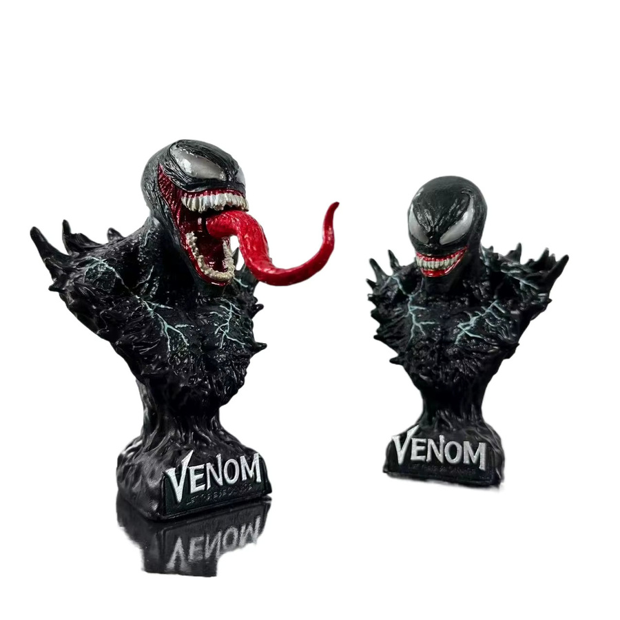 Hot Toys Venom Kopf Statue, Harz, 14cm, Einzelfigur - Bild 4