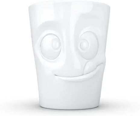 Henkelbecher Fiftyeight Products aus Keramik in Weiß, 350 ml - Bild 1