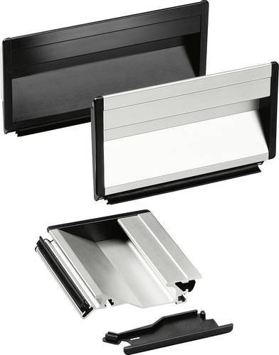 Rohde Schalengriff SG-73.118.A4 in Schwarz Matt, 3er Set, L: 11,8 cm, B: 1,95 cm, H: 9,0 cm - Bild 1