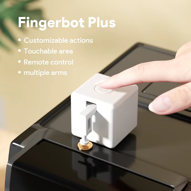 Tuya Plus Bluetooth Smart Fingerbot White – Smart Clicker Schalter-Taster-Bot mit App-Steuerung, kompatibel mit Alexa und Google Home - Bild 4