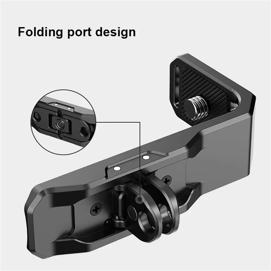 Insta360 Magnetischer faltbarer L-förmiger Halterungsadapter für X5 und X4 in Schwarz - Bild 1
