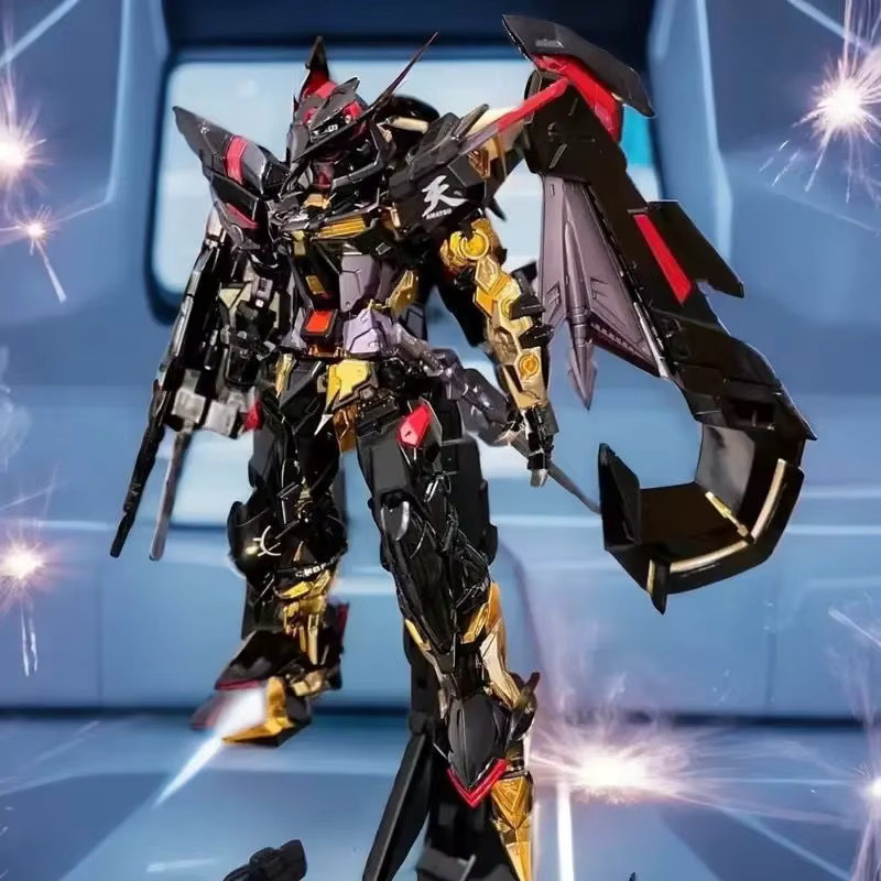 Bandai HG 1/144 Astray Goldrahmen, Montagemodellbausatz, mit Flight Pack Waffen Set - Bild 3