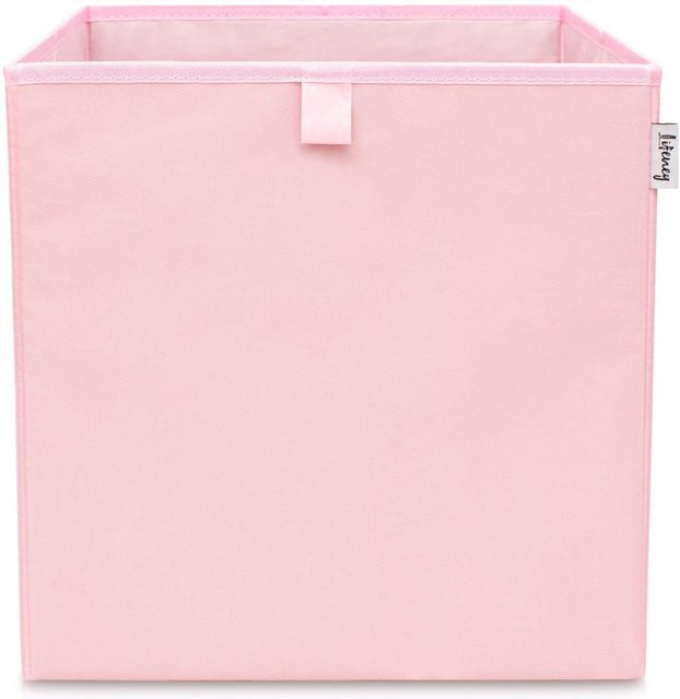 Lifeney Aufbewahrungsbox aus Stoff, pink, B/T/H: 33 x 33 x 33 cm - Bild 1