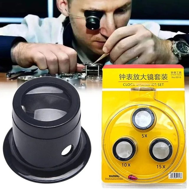 CHIICSMART Uhrenlupe-Set, Vergrößerungsglas - Bild 1