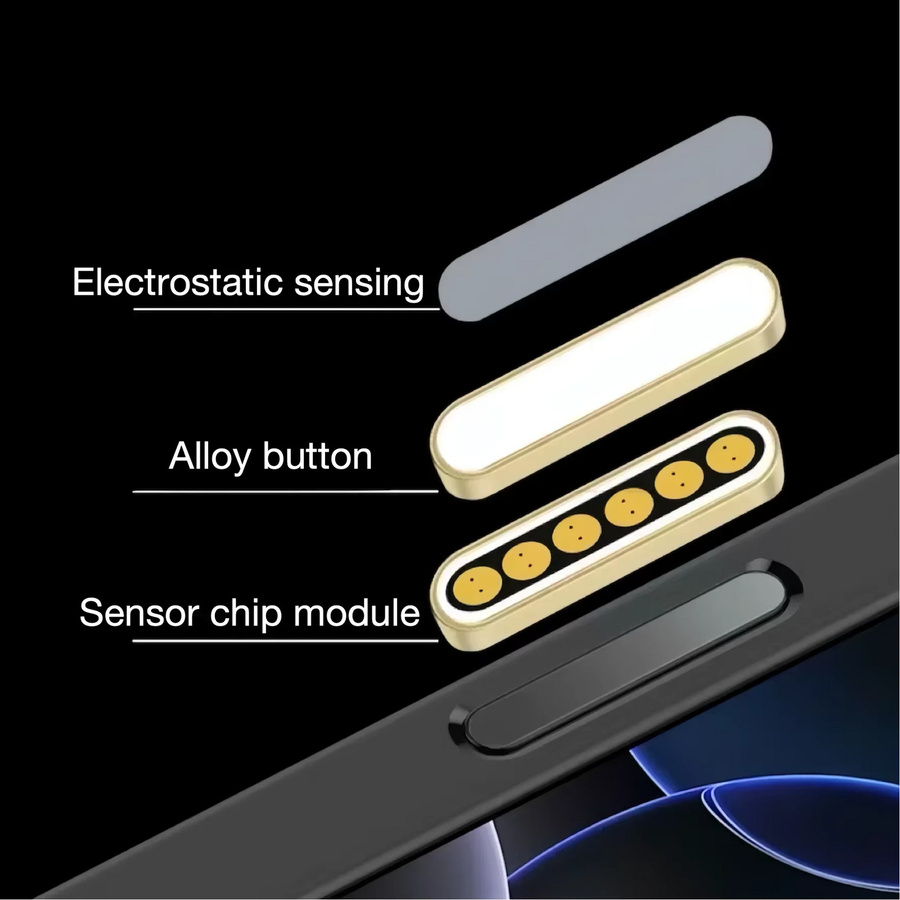 Apple Kamera Shortcut Schutz Aufkleber für iPhone 16 Pro Max, iPhone 17 Pro Max und iPhone 16 Plus in Gold - Bild 3