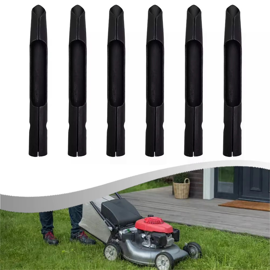 Vibratite 6-teiliges Belüftungsgabel-Set aus Metall in Schwarz, passend für RYAN 522361, EXMARK 121-4894 und BLUEBIR 424 530A - Bild 2