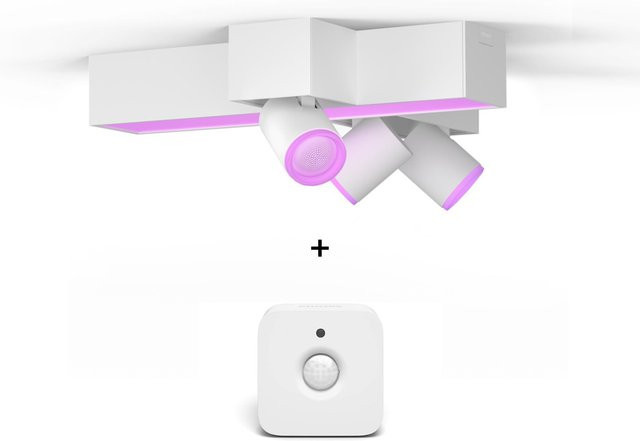 Philips Hue White and Color Ambiance Centris Cross Spot Set mit Bewegungsmelder in Multicolor und Weiß - Bild 1