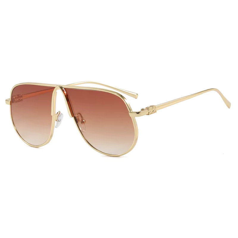 Salutami Sonnenbrille, quadratisch, Vollrand, Metall, Damen - Bild 5