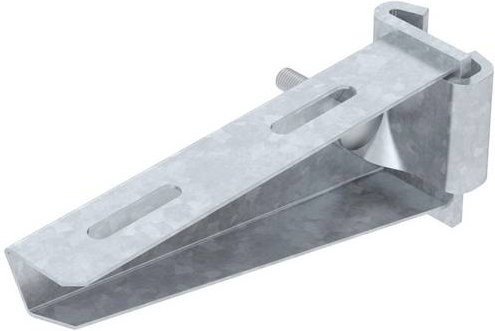 OBO Bettermann Stielausleger aus Metall in Silber, B: 16,0 cm, H: 6,5 cm - Bild 1