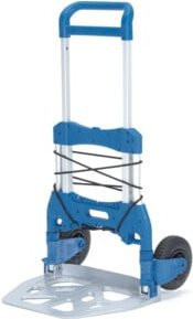 Fetra Paketroller 1735 aus Aluminium und Stahl in Blau mit 250kg Tragkraft - Bild 1