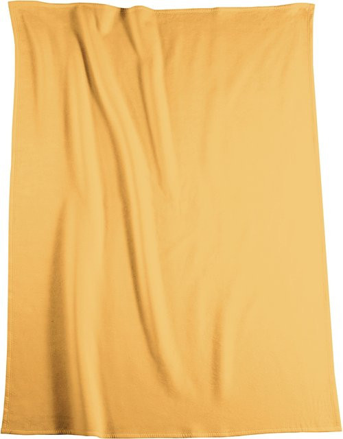 Biederlack Wohndecke Cotton Sense in Beige und Gelb aus Baumwolle und Polyester - Bild 2