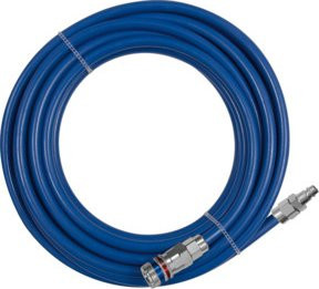 Riegler Schlauch-Kupplung-Set aus blauem Kunststoff mit Sicherheitskupplung, PUR, Schlauchdurchmesser 16 x 11 mm, 10 m Länge - Bild 1