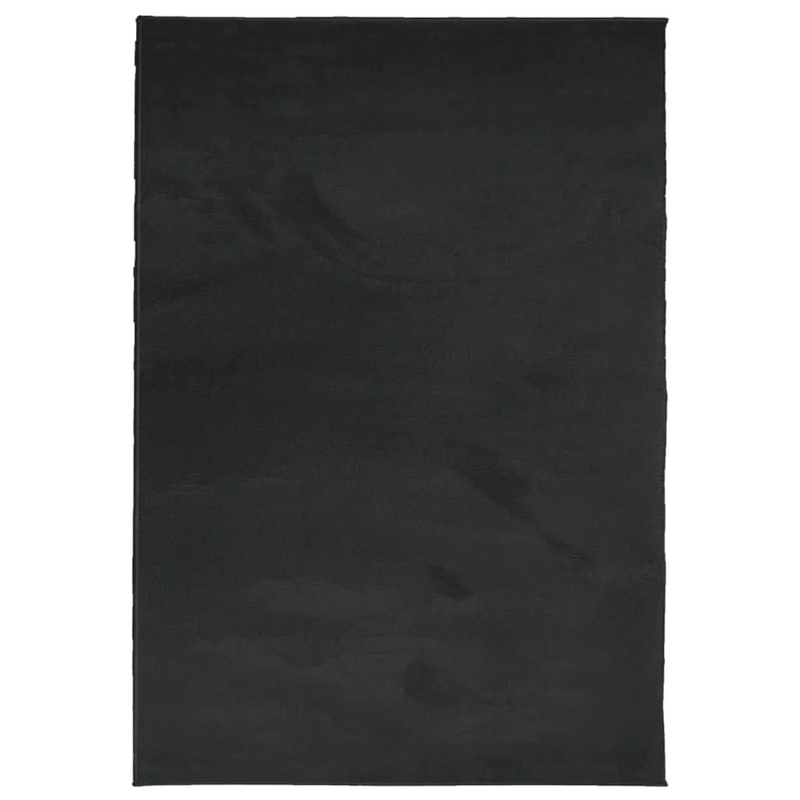 vidaXL Teppich OVIEDO Kurzflor Schwarz B x T: 140 x 200 cm - Bild 2
