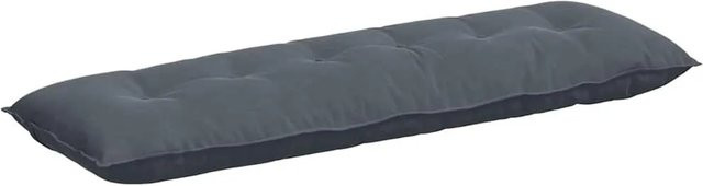 vidaXL Rückenkissen aus Cordstoff in Dunkelgrau, B: 160 cm, H: 50 cm - Bild 1
