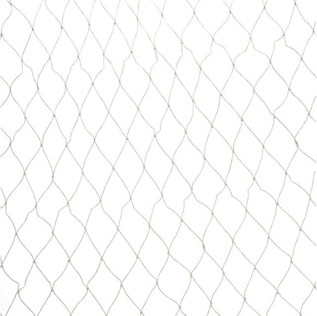 VBS Fischernetz aus Baumwolle in Natur/Beige für maritimes Dekor, Breite: 100 cm, Höhe: 100 cm - Bild 1