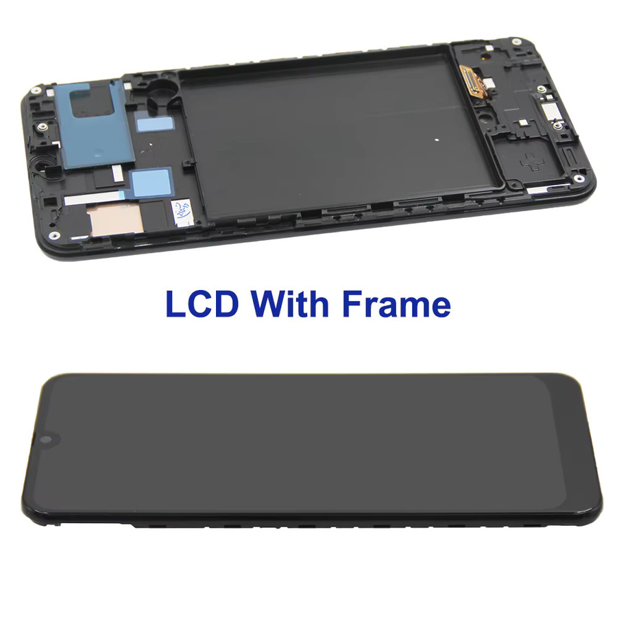Samsung Amoled LCD Display Touchscreen mit Rahmen für Galaxy A50 A505F/DS in Schwarz - Bild 5