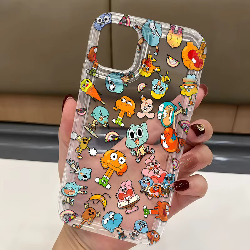 Bandai Handyhülle The Amazing World of Gumball für Samsung Galaxy S25 S24 S23 S22 S21 S20 S10 Note20 Note10 FE Ultra Plus in Multicolour - Bild 3