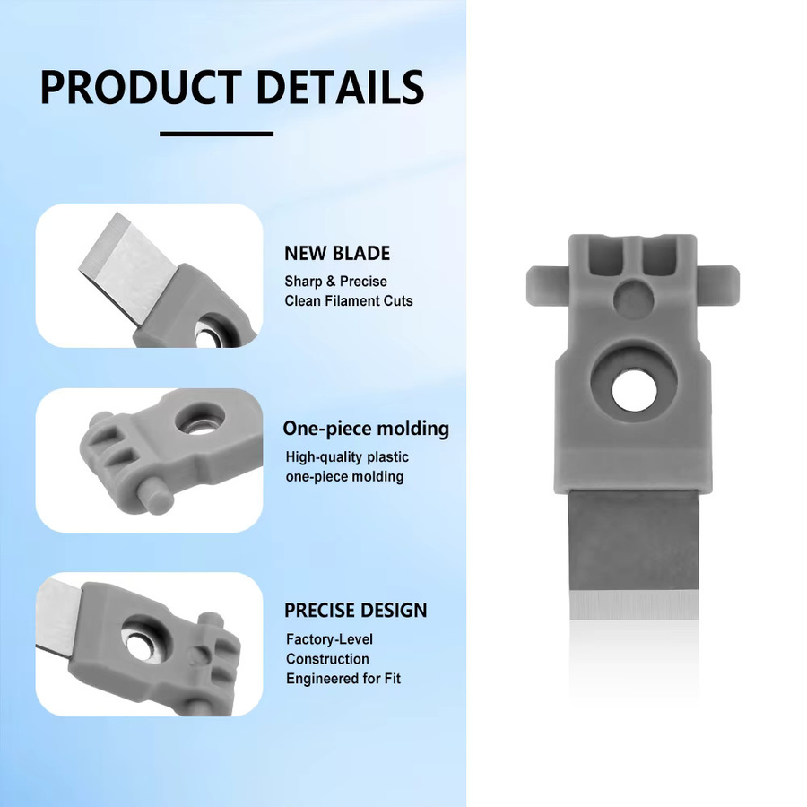 Bambu Lab Ersatzklingen für P2S Filamentschneider als Zubehör für FDM 3D-Drucker in Grau - Bild 3