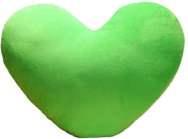 Yiran Health & Beauty Plüschherz Kissen in Bunt, Durchmesser: 49 cm - Bild 1