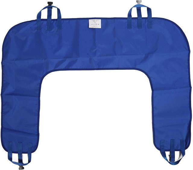Beautyyy U-förmiges Patientenwendetuch mit Befestigungsgurten in Blau - Bild 1