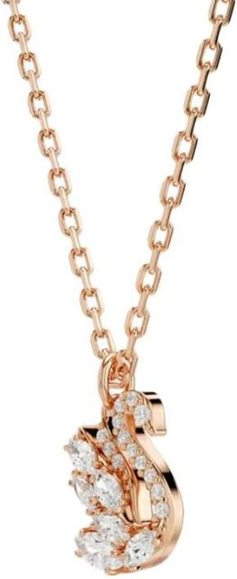 Swarovski Halskette Schwan, Zirkonia, Weiß, Unisex - Bild 1